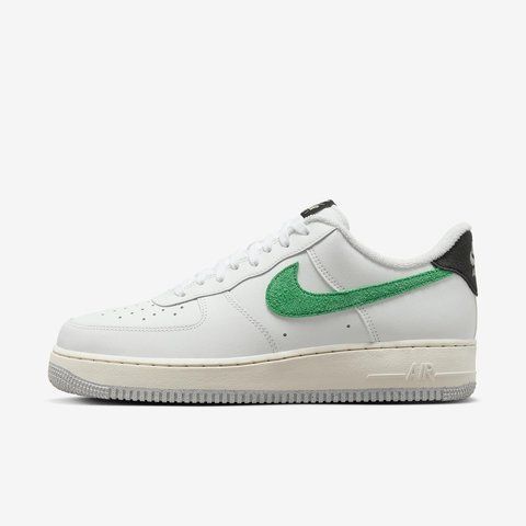 Оригинальные мужские кроссовки Nike Air Force 1 '07 "Malachite Swoosh" (DR8593-100) DR8593-100 фото