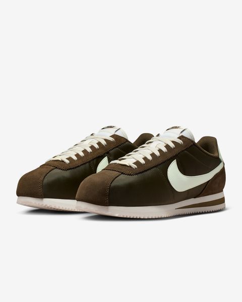 Оригинальные мужские кроссовки Nike Cortez Textile "Dark Hazel/Sail/Volt Tint" (HF0263-201) HF0263-201 фото