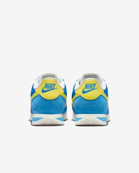 Оригинальные мужские кроссовки Nike Cortez Textile "Light Photo Blue/Sail/Muslin/Lightning" (HF0263-402) HF0263-402 фото