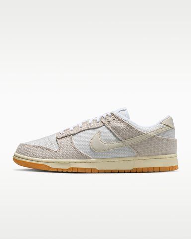 Оригінальні чоловічі кросівки Nike Dunk Low SE "Moon Particle/Photon Dust/Coconut Milk/White" (II7078-200) II7078-200 фото