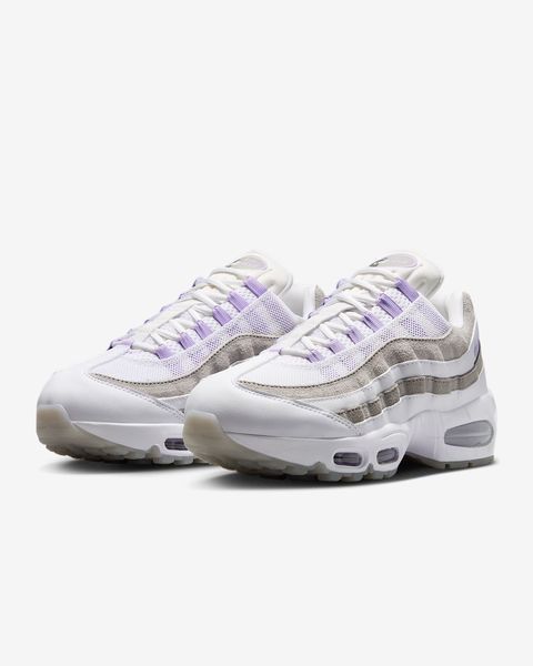 Оригінальні кросівки Nike Wmns Air Max 95 "White/Light Graphite/Pearl Grey/Hydrangeas" (IB6396-100) IB6396-100 фото