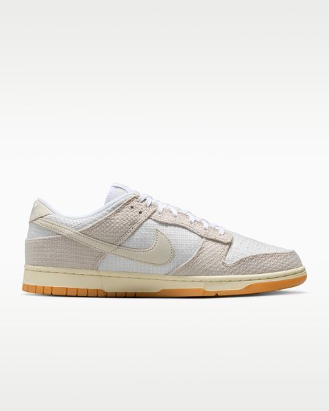 Оригінальні чоловічі кросівки Nike Dunk Low SE "Moon Particle/Photon Dust/Coconut Milk/White" (II7078-200) II7078-200 фото