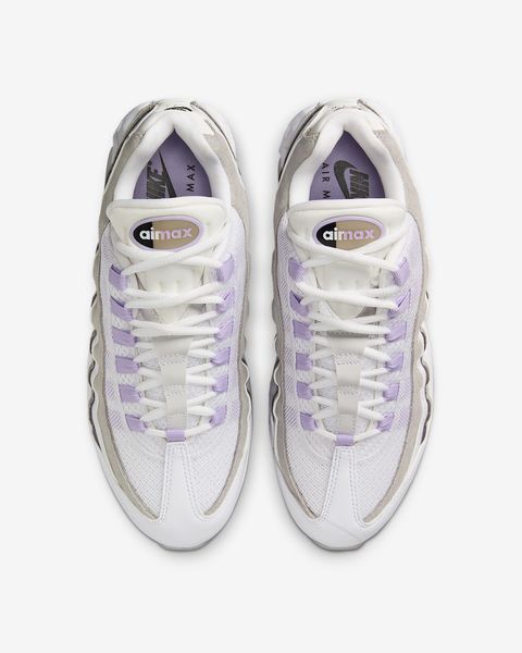 Оригінальні кросівки Nike Wmns Air Max 95 "White/Light Graphite/Pearl Grey/Hydrangeas" (IB6396-100) IB6396-100 фото