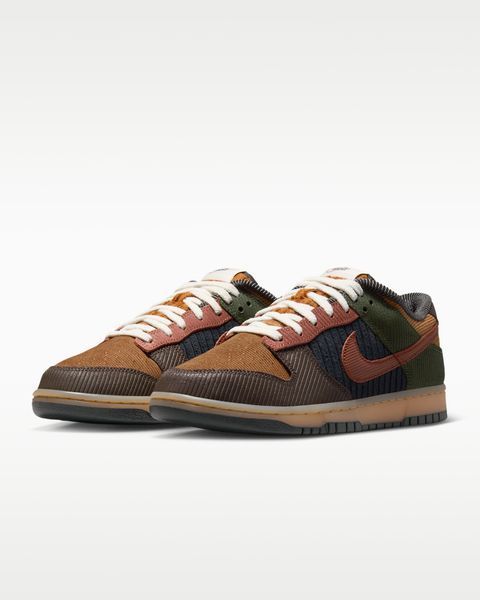 Оригінальні чоловічі кросівки Nike Dunk Low Retro Premium "Light British Tan/Cargo Khaki/Baroque Brown/Cinnamon" (IB7746-201) IB7746-201 фото