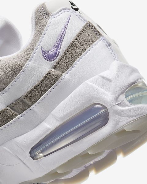 Оригінальні кросівки Nike Wmns Air Max 95 "White/Light Graphite/Pearl Grey/Hydrangeas" (IB6396-100) IB6396-100 фото