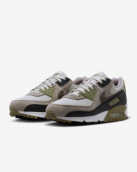 Оригинальные мужские кроссовки Nike Air Max 90 "Light Bone/Neutral Olive/College Grey/Cave Stone" (DM0029-011) DM0029-011 фото