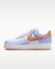 Оригінальні кросівки Nike Air Force 1 '07 "Hydrogen Blue/White/Orange Frost" (IR1980-407) IR1980-407 фото 1