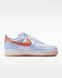 Оригінальні кросівки Nike Air Force 1 '07 "Hydrogen Blue/White/Orange Frost" (IR1980-407) IR1980-407 фото 3
