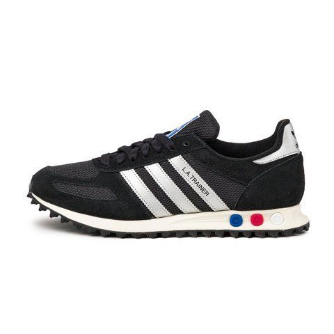 Оригинальные кроссовки adidas La Trainer OG "Core Black / Silver Metallic / Off White" (KJ4381) KJ4381 фото