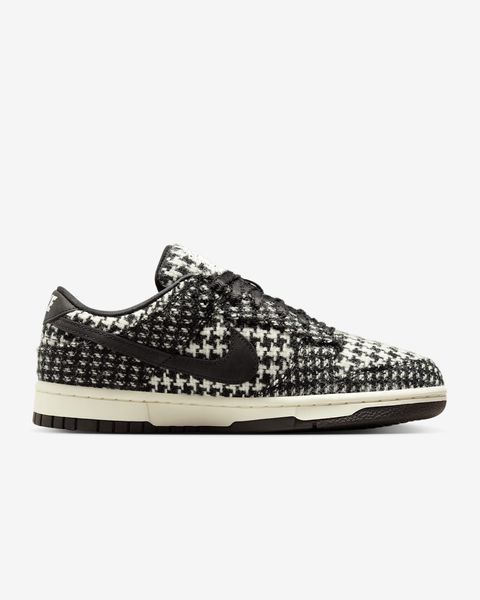 Оригінальні жіночі кросівки Nike Wmns x Harris Tweed Dunk Low "Black Phantom" (HQ5036-901) HQ5036-901 фото
