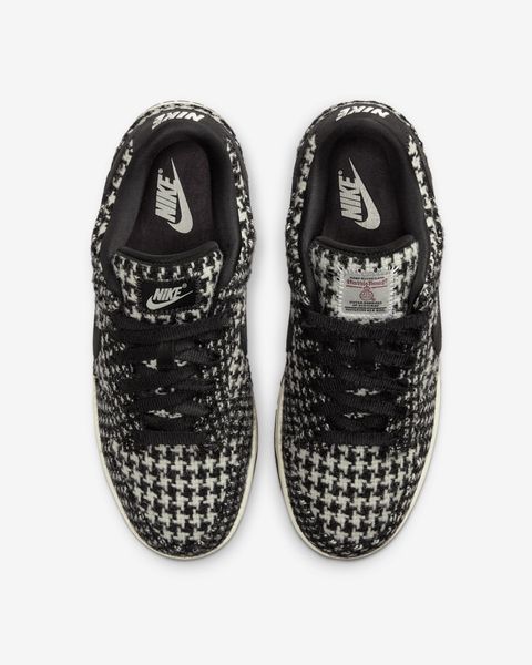 Оригінальні жіночі кросівки Nike Wmns x Harris Tweed Dunk Low "Black Phantom" (HQ5036-901) HQ5036-901 фото