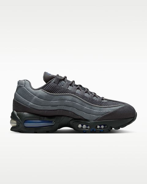 Оригінальні чоловічі кросівки Nike Air Max 95 Big Bubble "Smoke Grey/Anthracite/Black/Racer Blue" (IM9605-002) IM9605-002 фото