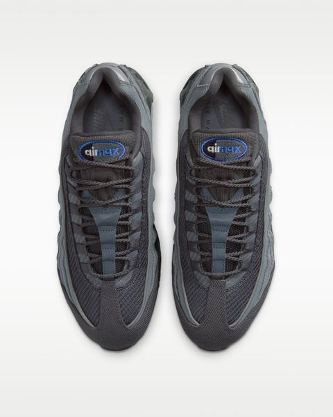 Оригінальні чоловічі кросівки Nike Air Max 95 Big Bubble "Smoke Grey/Anthracite/Black/Racer Blue" (IM9605-002) IM9605-002 фото