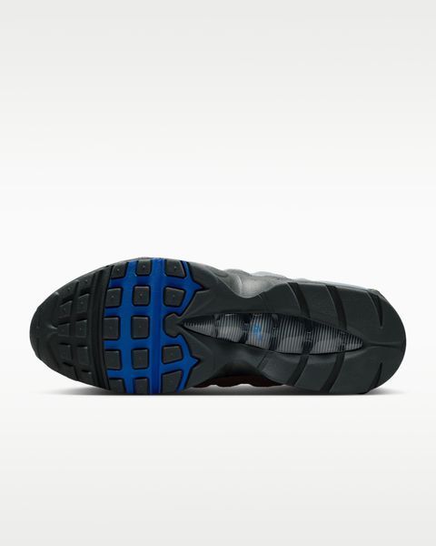 Оригінальні чоловічі кросівки Nike Air Max 95 Big Bubble "Smoke Grey/Anthracite/Black/Racer Blue" (IM9605-002) IM9605-002 фото